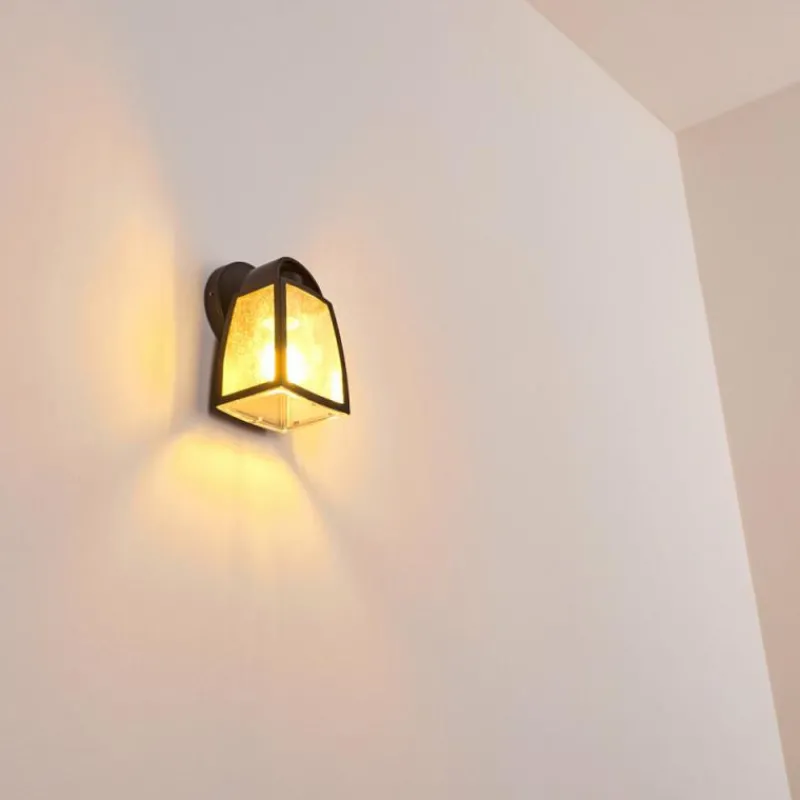 hofstein Applique murale d'extérieur Trosa Noir, 1 lumière