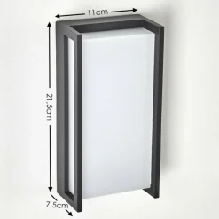 hofstein Applique murale d'extérieur Skove LED Anthracite, 1 lumière