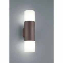 Luminaires Trio Applique murale d'extérieur Trio Leuchten HOOSIC Rouille, 2 lumières