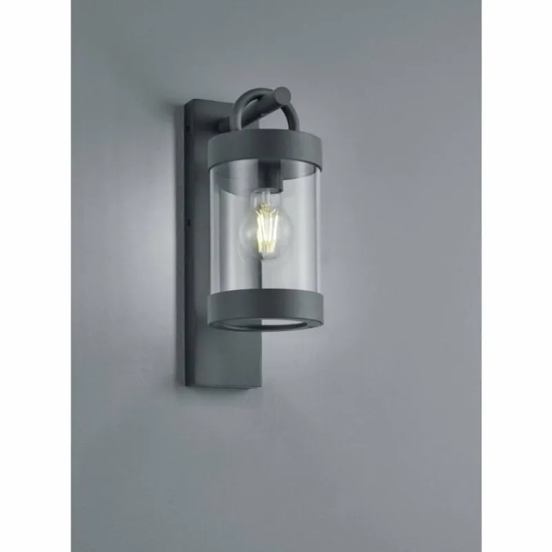 Luminaires Trio Applique murale d'extérieur Trio Leuchten SAMBESI Anthracite, 1 lumière
