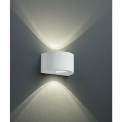 Luminaires Reality Applique murale d'extérieur Reality ROSARIO LED Blanc, 2 lumières