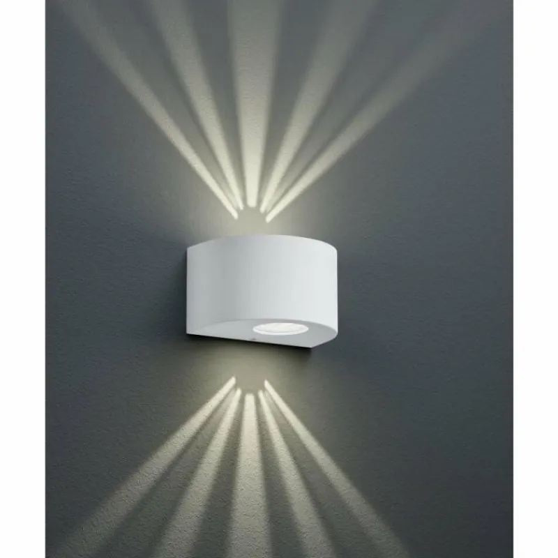 Luminaires Reality Applique murale d'extérieur Reality ROSARIO LED Blanc, 2 lumières