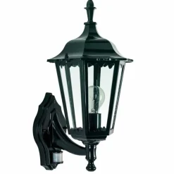 KS Verlichting Applique murale d'extérieur Ancona Vert, 1 lumière, Détecteur de mouvement