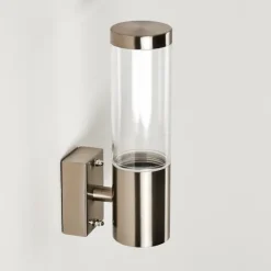 hofstein Applique murale d'extérieur Noreaz Chrome, 1 lumière