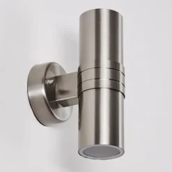 hofstein Applique murale d'extérieur Satava LED Chrome, 1 lumière