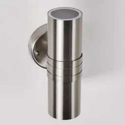 hofstein Applique murale d'extérieur Satava LED Chrome, 1 lumière