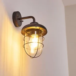 hofstein Applique murale d'extérieur Valto Rouille, 1 lumière