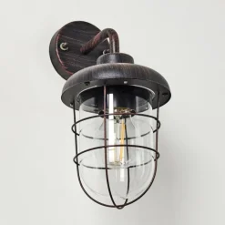 hofstein Applique murale d'extérieur Valto Rouille, 1 lumière