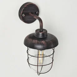 hofstein Applique murale d'extérieur Valto Rouille, 1 lumière