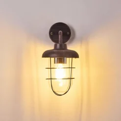 hofstein Applique murale d'extérieur Valto Rouille, 1 lumière