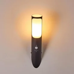 hofstein Applique murale d'extérieur Nalmaibrück Anthracite, 1 lumière, Détecteur de mouvement