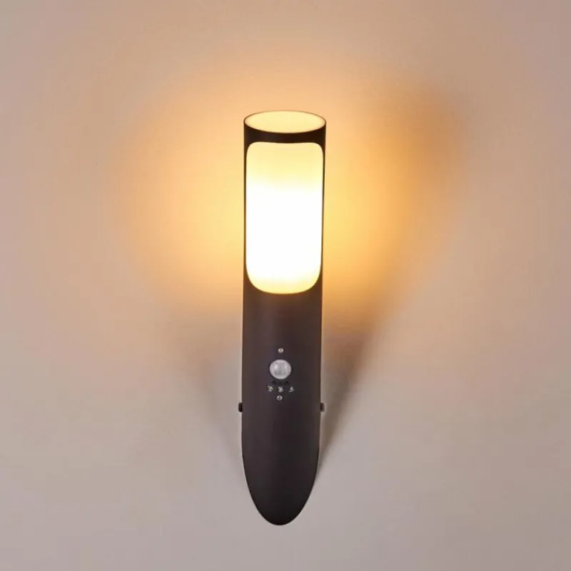 hofstein Applique murale d'extérieur Nalmaibrück Anthracite, 1 lumière, Détecteur de mouvement