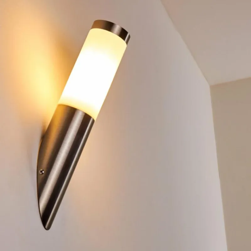 hofstein Applique murale d'extérieur Norburg Acier inoxydable, 1 lumière