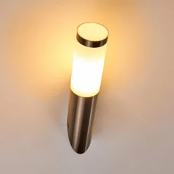 hofstein Applique murale d'extérieur Norburg Acier inoxydable, 1 lumière