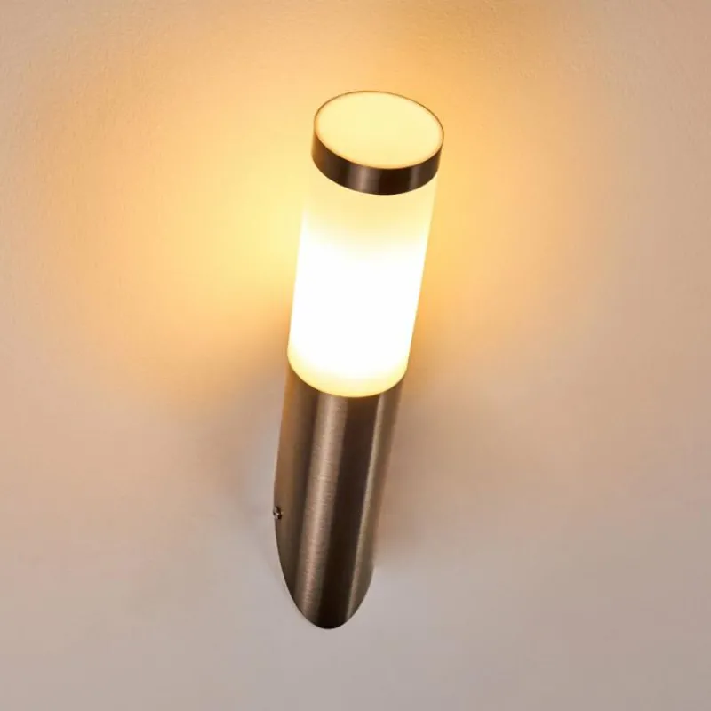 hofstein Applique murale d'extérieur Norburg Acier inoxydable, 1 lumière