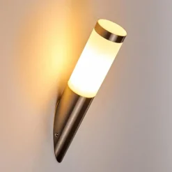 hofstein Applique murale d'extérieur Norburg Acier inoxydable, 1 lumière