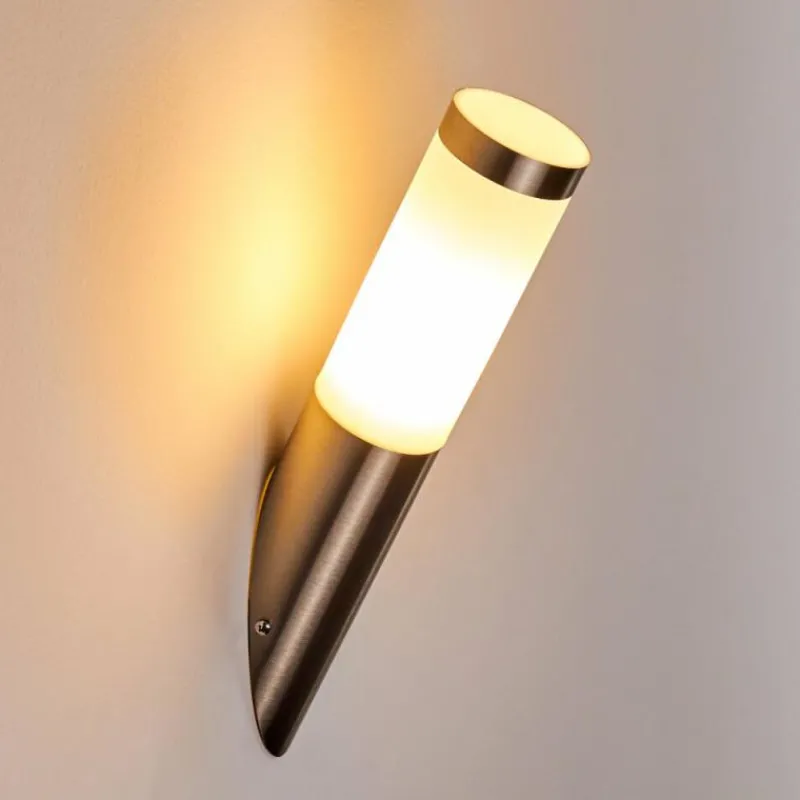 hofstein Applique murale d'extérieur Norburg Acier inoxydable, 1 lumière