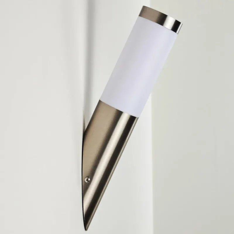 hofstein Applique murale d'extérieur Norburg Acier inoxydable, 1 lumière