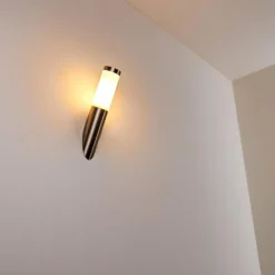 hofstein Applique murale d'extérieur Norburg Acier inoxydable, 1 lumière