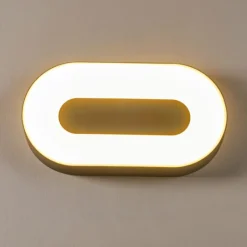 hofstein Applique murale d'extérieur Felsted LED Argenté, 1 lumière