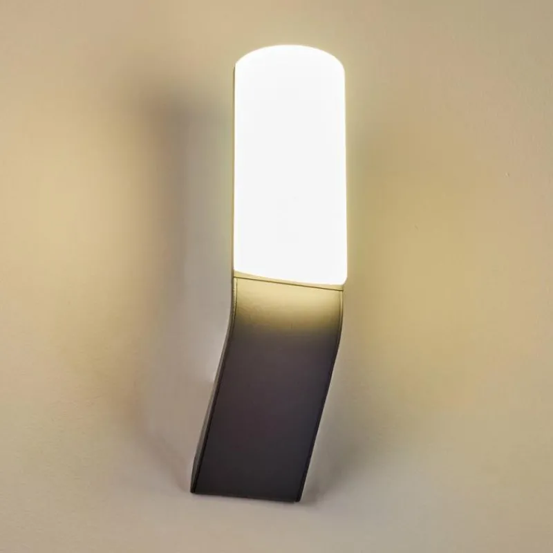 hofstein Applique murale d'extérieur Bovlund LED Noir, 1 lumière