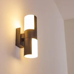 hofstein Applique murale d'extérieur Baulund LED Anthracite, 1 lumière