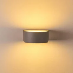 hofstein Applique murale d'extérieur Haderslev Gris, 1 lumière