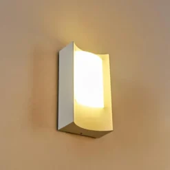 hofstein Applique murale d'extérieur Lamoliere LED Blanc, 1 lumière