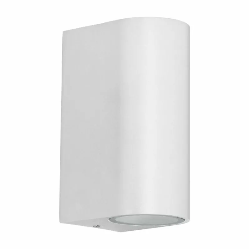 Luminaires Eglo Applique murale d'extérieur EGLO CALVILLO LED Transparent, Blanc, 2 lumières