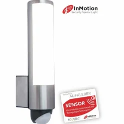 Luminaires Lutec Applique murale d'extérieur Lutec LEDA Anthracite, 1 lumière, Détecteur de mouvement