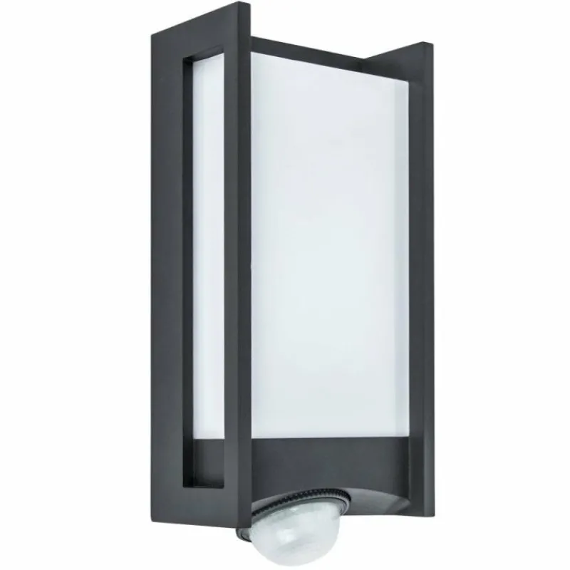 Luminaires Lutec Applique murale d'extérieur Lutec QUBO LED Anthracite, 1 lumière