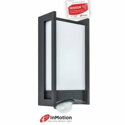 Luminaires Lutec Applique murale d'extérieur Lutec QUBO LED Anthracite, 1 lumière