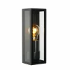 Luminaires Rustiques-Luminaires Lucide Applique murale d'extérieur Lucide DUKAN Noir, 1 lumière