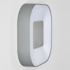 hofstein Applique murale d'extérieur Feldsted LED Argenté, 1 lumière, Changeur de couleurs