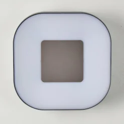 hofstein Applique murale d'extérieur Feldsted LED Argenté, 1 lumière, Changeur de couleurs