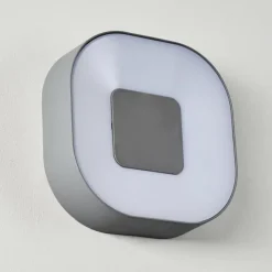 hofstein Applique murale d'extérieur Feldsted LED Argenté, 1 lumière