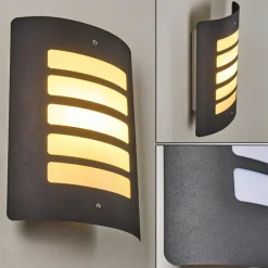 hofstein Applique murale d'extérieur Alslev Anthracite, 1 lumière