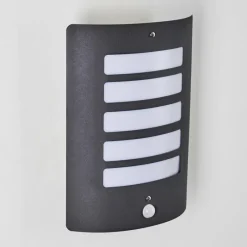 hofstein Applique murale d'extérieur Alslev Anthracite, 1 lumière, Détecteur de mouvement