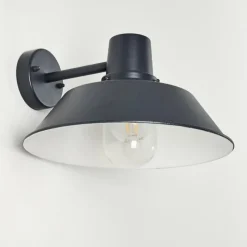 hofstein Applique murale d'extérieur Maloja Noir, 1 lumière