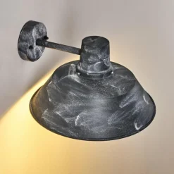 hofstein Applique murale d'extérieur Maloja Gris, Blanc, 1 lumière