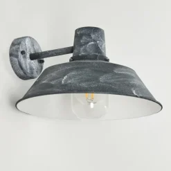 hofstein Applique murale d'extérieur Maloja Gris, Blanc, 1 lumière