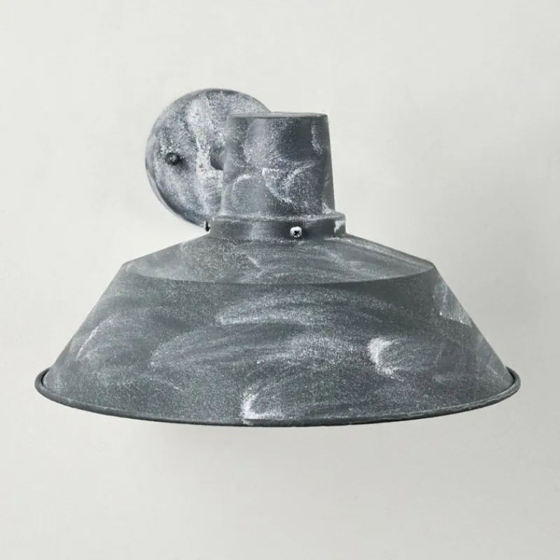 hofstein Applique murale d'extérieur Maloja Gris, Blanc, 1 lumière