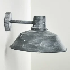hofstein Applique murale d'extérieur Maloja Gris, Blanc, 1 lumière