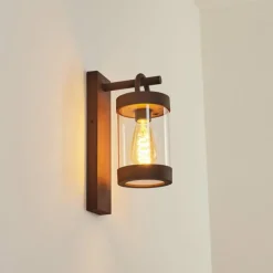 hofstein Applique murale d'extérieur Fulham Rouille, 1 lumière