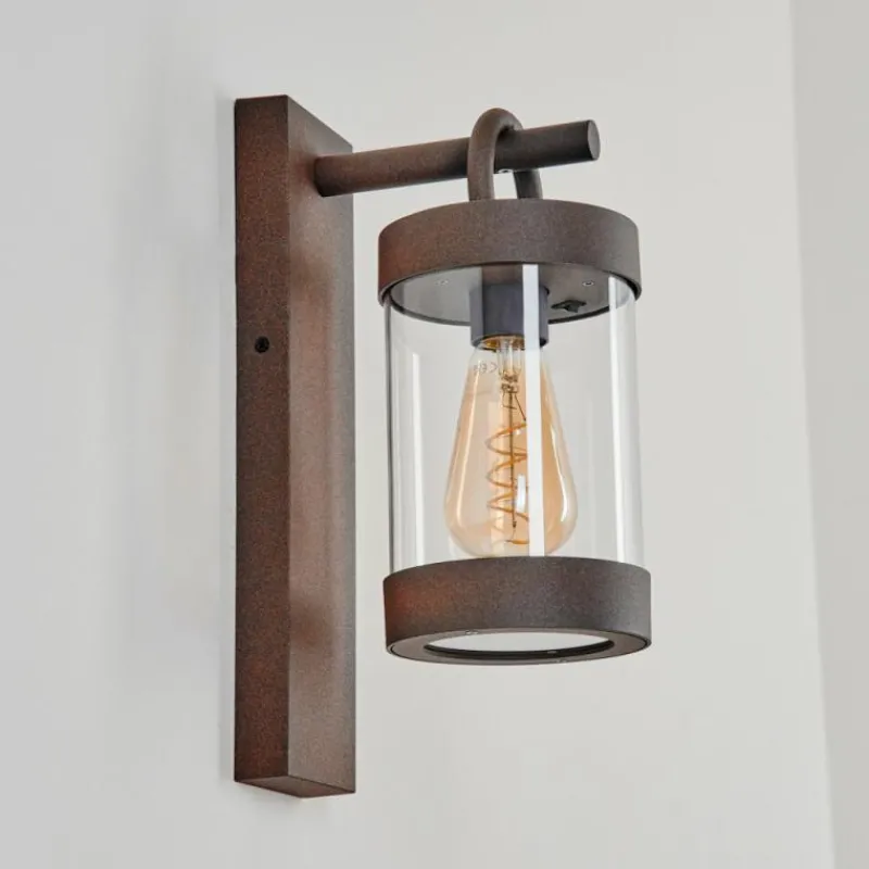 hofstein Applique murale d'extérieur Fulham Rouille, 1 lumière