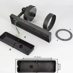 hofstein Applique murale d'extérieur Fulham Anthracite, 1 lumière