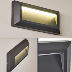 hofstein Applique murale d'extérieur Alkmaar LED Anthracite, 1 lumière