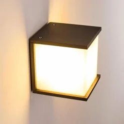 hofstein Applique murale d'extérieur Ebba Anthracite, 1 lumière