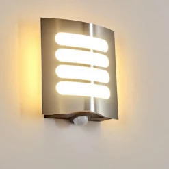 hofstein Applique murale d'extérieur Meja LED Anthracite, 1 lumière, Détecteur de mouvement