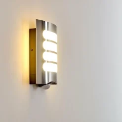 hofstein Applique murale d'extérieur Meja LED Anthracite, 1 lumière, Détecteur de mouvement